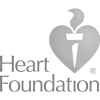 Heart Foundation monochrome